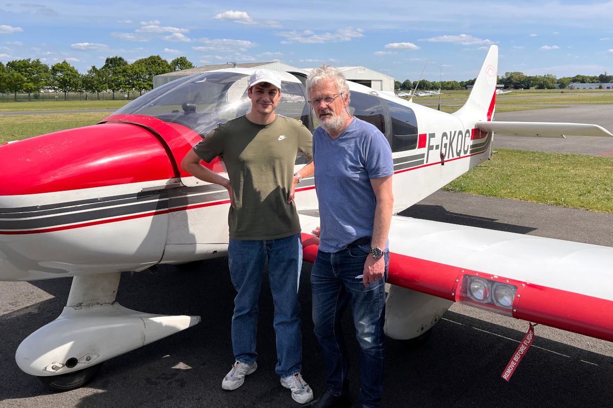 Alain après son lâché solo, 20 mai 2025