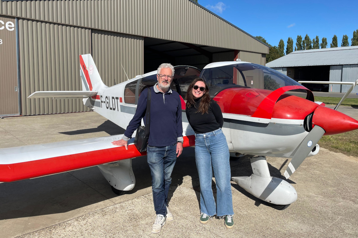 Capucine et son instructeur, 9 septembre 2025